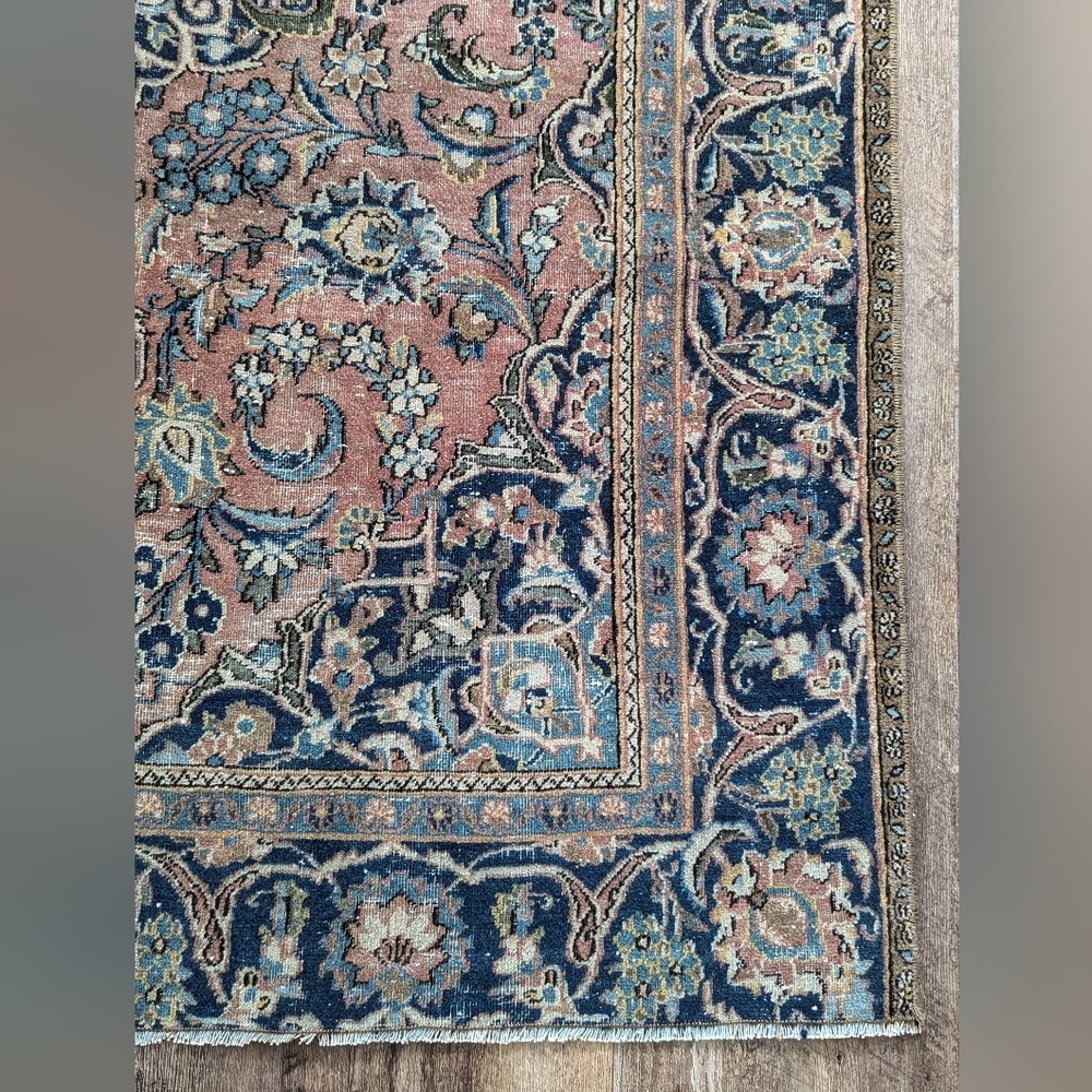 Vintage Turkish Wool Rug 4'x6'